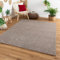 Steffensmeier Kurzflor Teppich Cambridge, Wohnzimmer, Schlafzimmer, in Taupe, Größe: 200x300 cm