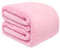 Dreamscene Throws for Sofas Large, Ultra Soft Warm Fleece Fabric Textured Waffle Weave Bright Pink Decorative Throw Over For Sofa Bed Living Room, 150x200cm