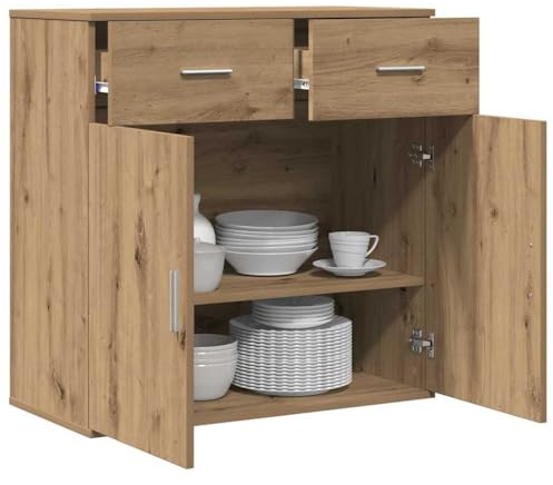 vidaXL Holz Sideboard fürs Esszimmer - Stylisches Aufbewahrungsstück