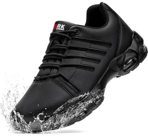 LARNMERN Zapatos de Cocina Hombre Antideslizante Zapatillas de Cocina Trabajo Antideslizante Respirable Hostelería Calzado sin Puntera