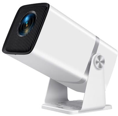 LIXSAZSE Proiettore per diapositive da 11.000 lumen Portatile e compatibile con video 4K Proiettore per diapositive facile da usare per vecchie Versatile