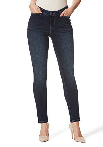 Stooker Florenz Damen Stretch Jeans Hose Slim FIT Style - [Blue Black] (38/28)