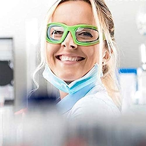InnovaGoods - Schutzbrille für Zwiebelschneiden und Grillen, Augenschutz, Universalgröße, Ergonomisches Design, Acryl und Polyurethan, Grün, Einheitsgröße, Polycarbonat