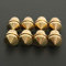 MASUNN 8Pcs Hifi M8 Cuivre Haut-Parleur Suspension Pointes Isolement Stands Pieds Pads Base