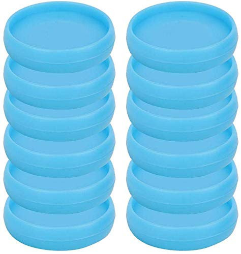 Candy Color Disc Binding Ring, 12 pezzi DIY Foro per funghi Disco Binding Ring Loose Leaf Binder per fai da te Notebook Binder Mobili per ufficio Scuola Forniture (Blue25mm Bi