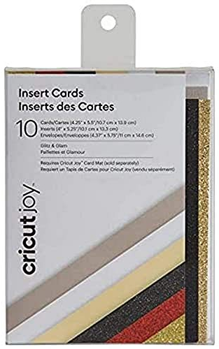 Cricut Unisex, Erwachsene, Insert Cards, Glitz und Glam, Fur Cricut Joy