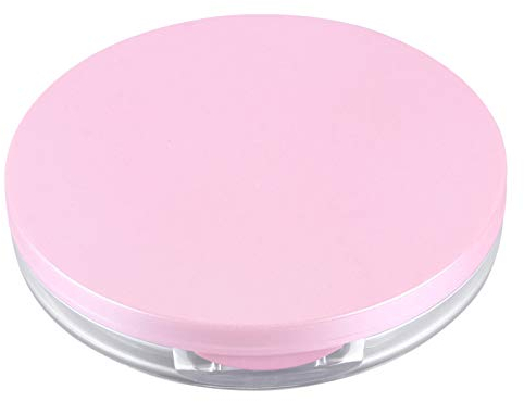 Lurrose Leere Puderdose, Puderdose, Puderdose, Foundation, mit Spiegel, Reisepulverbehälter, Pink, 2 Stück