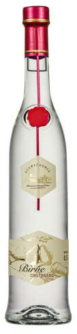 Schwechower Obstbrand Williams-Christ-Birne 0.5l (40% Vol) Premium Birnenbrand mild & fruchtig | Edel-Obstbrand | Schnaps aus Deutschland | Schwechower Obstbrennerei (1229)