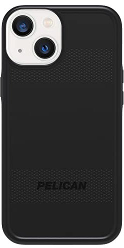 Case-Mate Pelican Schutzhülle für iPhone 13, kompatibel mit Magsafe-Zubehör und Ladung, 4,5 m Fallschutz, 15 cm (6,1 Zoll), Schwarz