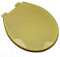 Bath Décor 2Q1R6-53 Deluxe Slow Close Plastic Toilet Seat with Vari-Adjust R'N'C Hinge and Quik-Lok Mounting Hardware, Gold