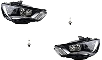 Johns, Scheinwerfer Halogen passend für Audi A3 8V 12- H15 m. H7 L e d Set Links Rechts