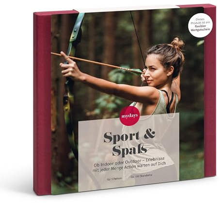 mydays Geschenkbox Sport & Spaß, für 1 Person, freie Erlebnis-Auswahl an ca. 175 Orten