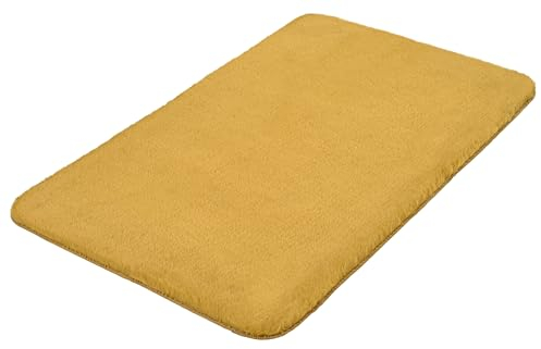 Kleine Wolke Badteppich Cony, 70x120 cm, Goldgelb