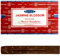 Satya Nag Champa - Varillas de incienso de flor de jazmín con soporte para varillas de incienso M&J, caja completa, para aromaterapia, spa, yoga, bodas, meditación, curación, positividad y relajación