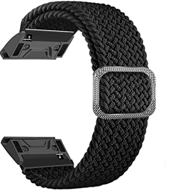 Feysentoe Armband Kompatibel für COROS VERTIX 2 Estrazarmband Uhrenarmband.(Schwarz)