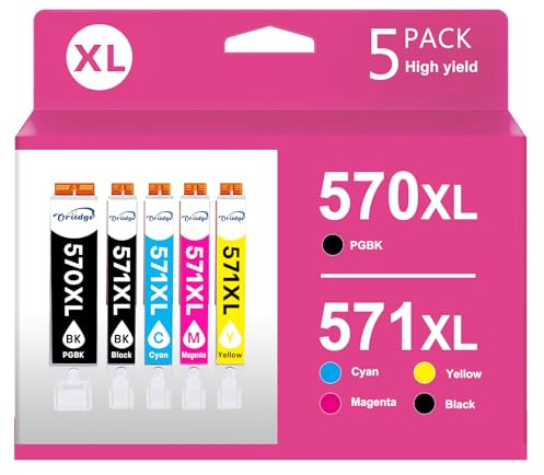 PGI-570 CLI-571 XL 570XL 571XL Druckerpatronen Kompatible für Canon 571 570 Multipack XL für Canon TS5050 Druckerpatronen Pixma MG5750 TS5055 MG6852 MG5753