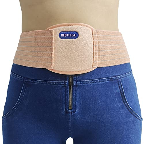 Abdominal Hernia Gürtel, Abdominal Hernia Gürtel für Männer, Frauen, Bauchnabel Umbilical Hernia Binder w/1 Hernia Kompression Pads