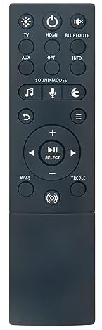 MK220RC Ersatz-Fernbedienung passend für Teufel Cinebra 11 MK2 20RC Soundbar Audio Lautsprecher