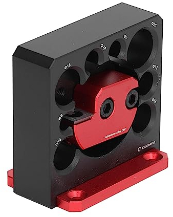 Kit di Tasselli Regolabili, 8 Fori 8mm-20mm Kit di Tasselli Regolabili, Inserti in Metallo Duro Jig Maker, Dowel Maker Jig, Maker Jig Regolabile con Lame, Adattatori Ausiliari per Aste in Legno