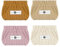 4 Pcs Small Corduroy Make Up Bag, Self-Closing Shrapnel Makeup Pouch, Portable Corduroy Elastic Storage Bag, Pocket Cosmetic Bags, for Lipstick, Jewelry, Headphones