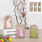 KAMACA 6er Set Geschenkbeutel Osterhasen aus Jute für kleine Geschenke Präsente Geschenktasche Geschenkverpackung Ostern (6er Set Jutebeutel Hasen)