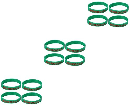 VANZACK 36 Stk Land Armbänder Fußballspielarmbänder Fußballstöcke Für Das Training Land Armband Länder Länderarmband Individuelle Länderflaggen-