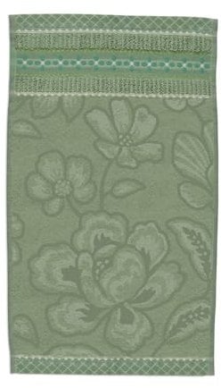 Pip Studio Gästehandtuch Set/3 Jasmin Jacquard Grün 30x50cm
