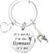 Ghloyza Gymnastik-Geschenke für Frauen, I'm the Gymnast-Schlüsselanhänger, Gymnastik-Schlüsselanhänger, Dankeschön-Geschenke für Gymnastik, Trainer, Turner, Geburtstagsgeschenke, Ideen,