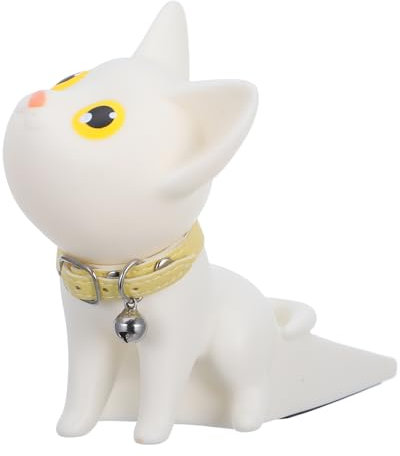 Lurrose Decorative Cat Door Stopper Resistant Finger Protector Creative Door Stops for Boy Girl Safety at Home Playroom Random Color