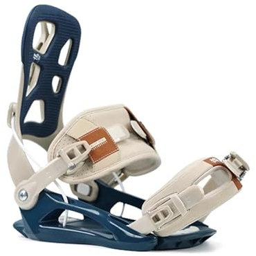 HWJFDC Fijaciones Snowboard Fijaciones de Snowboard Fijaciones de Botas de esquí de Paso rápido for Snowboard(Blue,M(38-42))