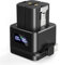 Loqdivr 2 Batteries and Digital Charging Station for Video Doorbell 2/3/4, Video Doorbell 3 Plus, Stick Up Cam Battery(2/3Gen) and Spotlight Cam/Plus/Pro Battery(2025 New)
