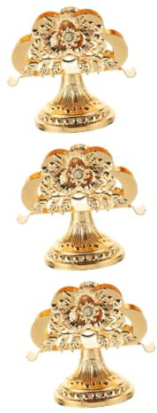 Alipis 3stücke Goldener Serviettenhalter Aus Moderner Nordic Stil Eleganter Tisch-Organizer Für Servietten Hochwertiges Küchenzubehör Für Jeden Anlass Für Zuhause Oder Gastronomie