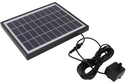 TOYANDONA 5w Solar Gartenbrunnen Mit Wasserpumpe Schwimmend Für Vogelbad Und Kleine Teiche Solarbetrieben Ohne Stromanschluss h Kapazität Aus Hochwertigem Material