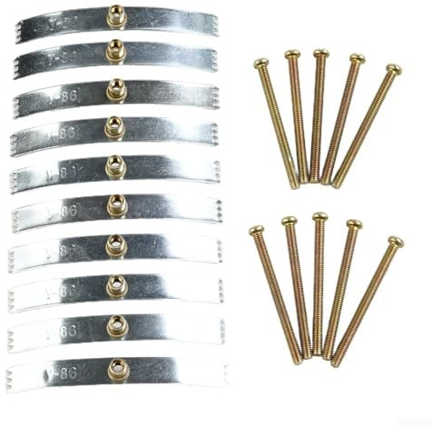 Kit de réparation de boîte de prise murale, boîte de jonction en métal, vis de montage en acier, matériel de montage électrique, kit de fixation pour interrupteur lâche, réparation de douille