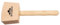 STUBAI Tischler Holzhammer 1005 – Schreinerklüpfel 80 × 140 mm, 650 g – Rotbuchenholz-Kopf & Eschestiel – Holzhammer für Tischler, Zimmerer & Schnitzer – präzises Klopfwerkzeug, ergonomisch & lackiert