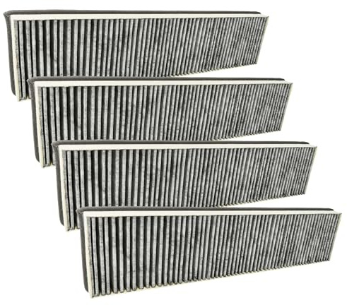 vhbw 4x Aktivkohlefilter Ersatz für Miele 4002516429142 | DKF 13-P für Dunstabzugshaube