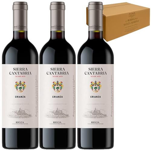 Sierra Cantabria – Crianza | Ribera de Rioja | 100 % Tempranillo | 14 meses en barrica francesa y americana | 14 % Vol | 3 Botellas 75cl
