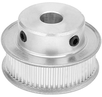 sourcing map Aluminum 60 Zähne 10mm Bohr 11mm Gürtel Zahnriemenrad Synchronriemen Rad DE