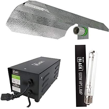 SALE Lumii 600w Ballast Grow Light Kit Hydroponics Black 600w Bulb HPS Dual Spec (600W)