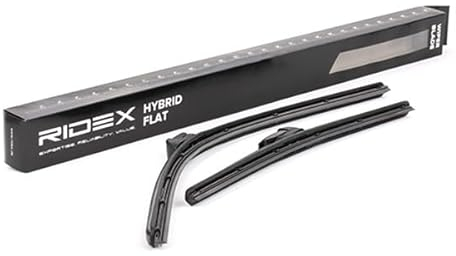 RIDEX Scheibenwischer Set Wischerblätter Set mit Spoiler Frontscheibenwischer Vorne Wischblattausführung: Flachbalkenwischblatt, Rahmenlos Länge 1: 650mm Länge 2: 400mm 298W0022