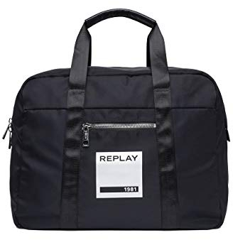 Replay Unisex-Erwachsene Fu3063.000.a0021b Schultertasche Schwarz (Black)
