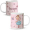 LolaPix Tazza Personalizzata con Nome. Ritorno a Scuola. Plastica. Vari Disegni. Ballerina Blu
