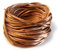 Angel Malone 10 Mtrs. X 2mm Premium Quality Kumihimo Rattail Satin Cord Jewellery Making - UK Seller (Golden-Cappuccino)