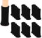AIRUJIA Stuhlbeine Socken, 32er-Pack, Gestrickte Möbelfüße, Stuhlbeinschoner, Möbelsocken, Stuhlbeinsocke Möbelschuhe, Vermeiden Kratzer und Lärm, Passend für Stuhlbeine von 1 bis 2 Zoll, Schwarz