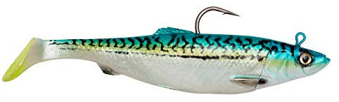 Savage Gear 4D Herring Big Shad - Gummifisch, Farbe:Green Mackerel, Länge/Gewicht:25cm / 300g