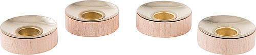 HoDreWa Legler Teelichteinsätze für Kerzen 1,4 cm - 4er-Set