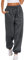 Hotouch Jogginghose Damen Baggy Freizeithose Yogahose Warm Waffle Lang Hosen Kordelzug Lose Sweat Pants Hausehose Sporthose mit Taschen Dunkelgrau M