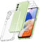 ivoler [4 en 1 Coque pour Samsung Galaxy A14 4G / A14 5G avec 3 Pièces Protection Écran en Verre Trempé, Transparent Étui de Silicone Antichoc, Clair Mince Souple TPU Bumper Housse