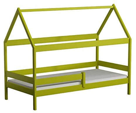 Générique Jules Hüttenbett aus Kiefernholz, 200 x 90 cm, mit 1 großer Schublade, Grün