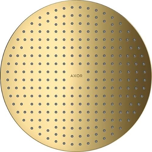 hansgrohe AXOR ShowerSolutions Kopfbrause 300 1jet, Decke-Aufputz, 35302990, Farbe: Polished Gold Optic